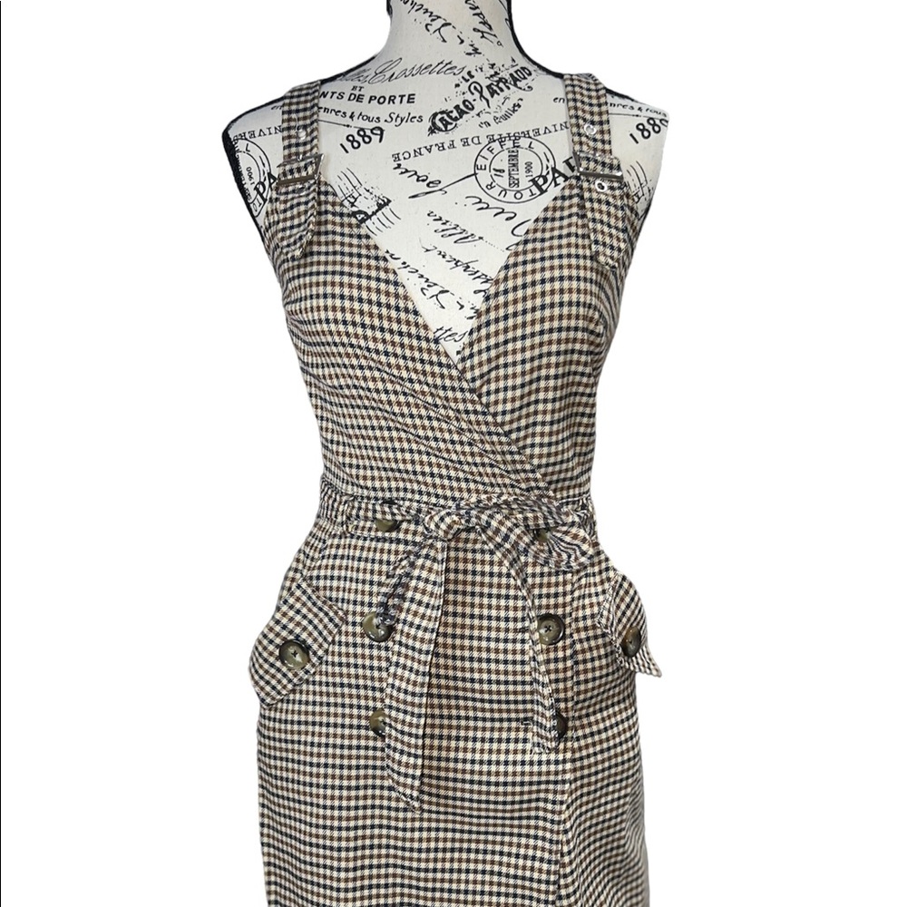 New Plaid Jumper Dress